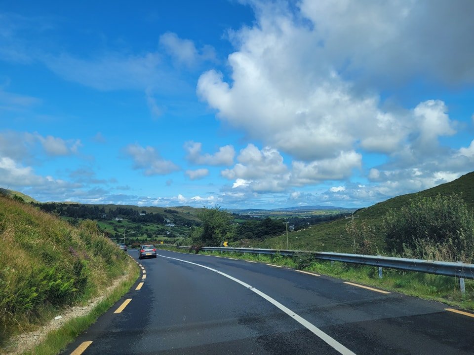 On the way to Assarance Waterfall, Donegal