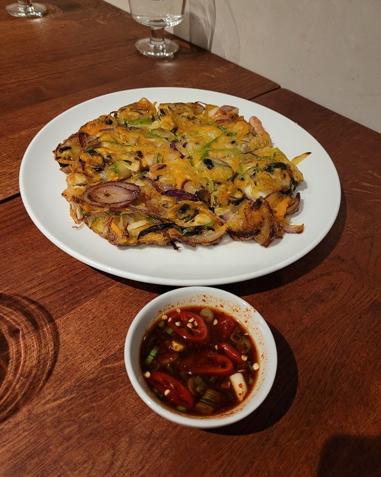海鮮煎餅 in Korean Table 海鮮煎餅 in Korean Table