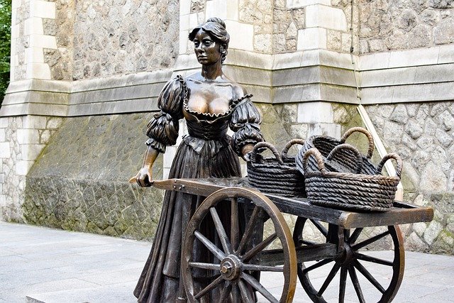 Molly Malone Statue Suffolk St. Dublin 2