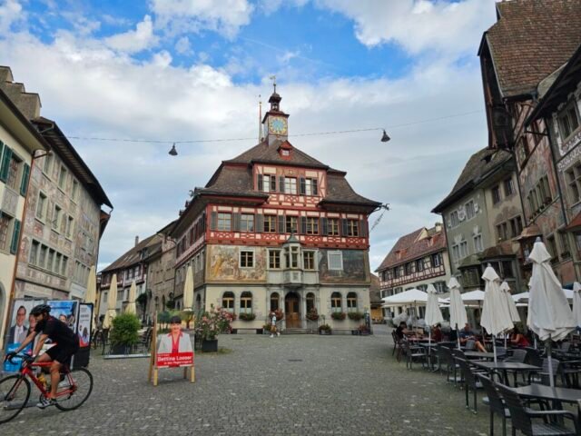 市政廳廣場（Rathausplatz) 施泰因老城區（Stein am Rhein Altstadt）