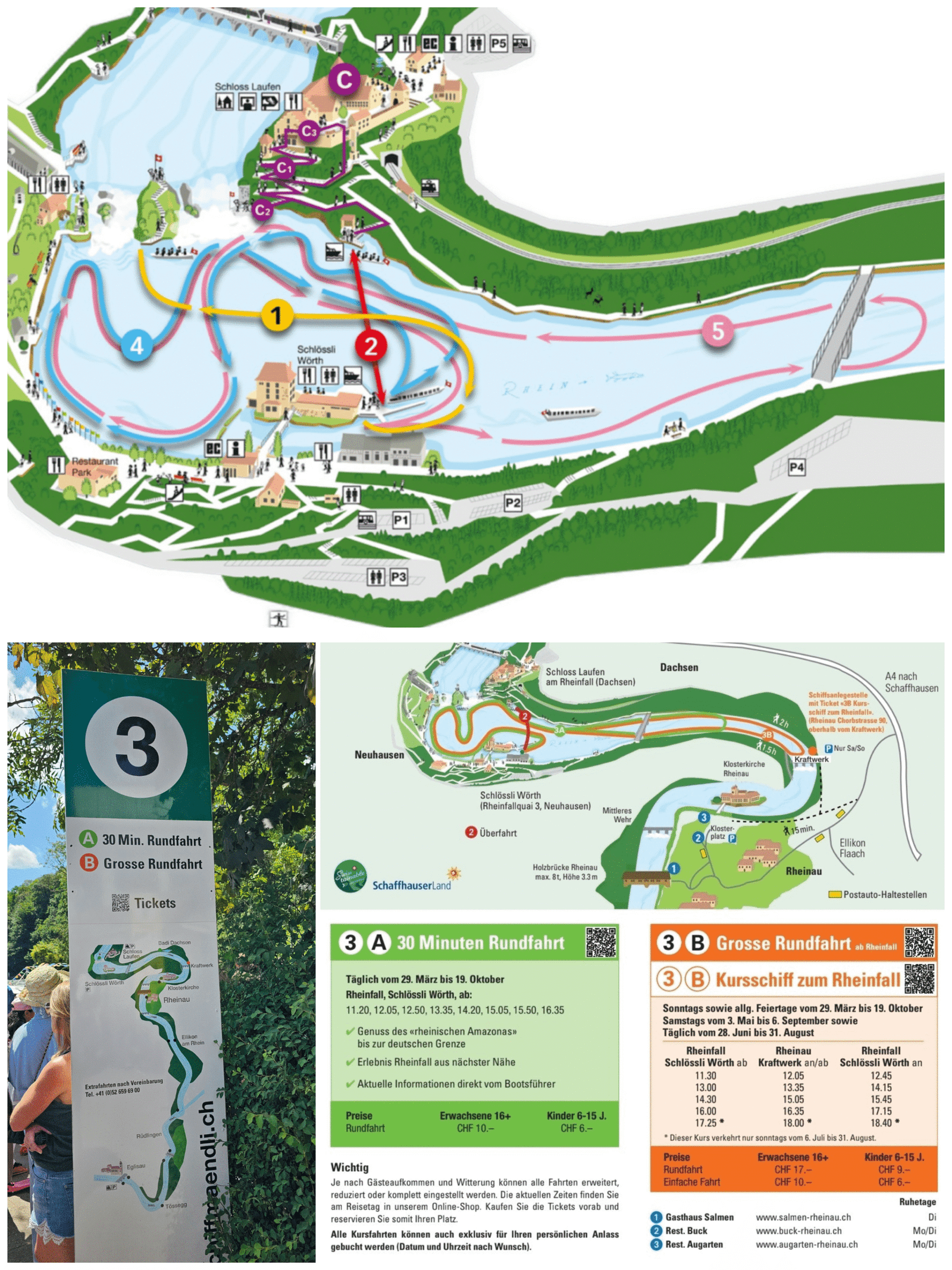 萊茵瀑布遊船 Boat Tour at the Rhine Fall